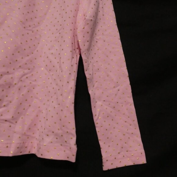 TANGERINE | size 5 | Pink Long Sleeve Shirt With Sparkling Gold Stars | NWOT - Picture 7 of 15